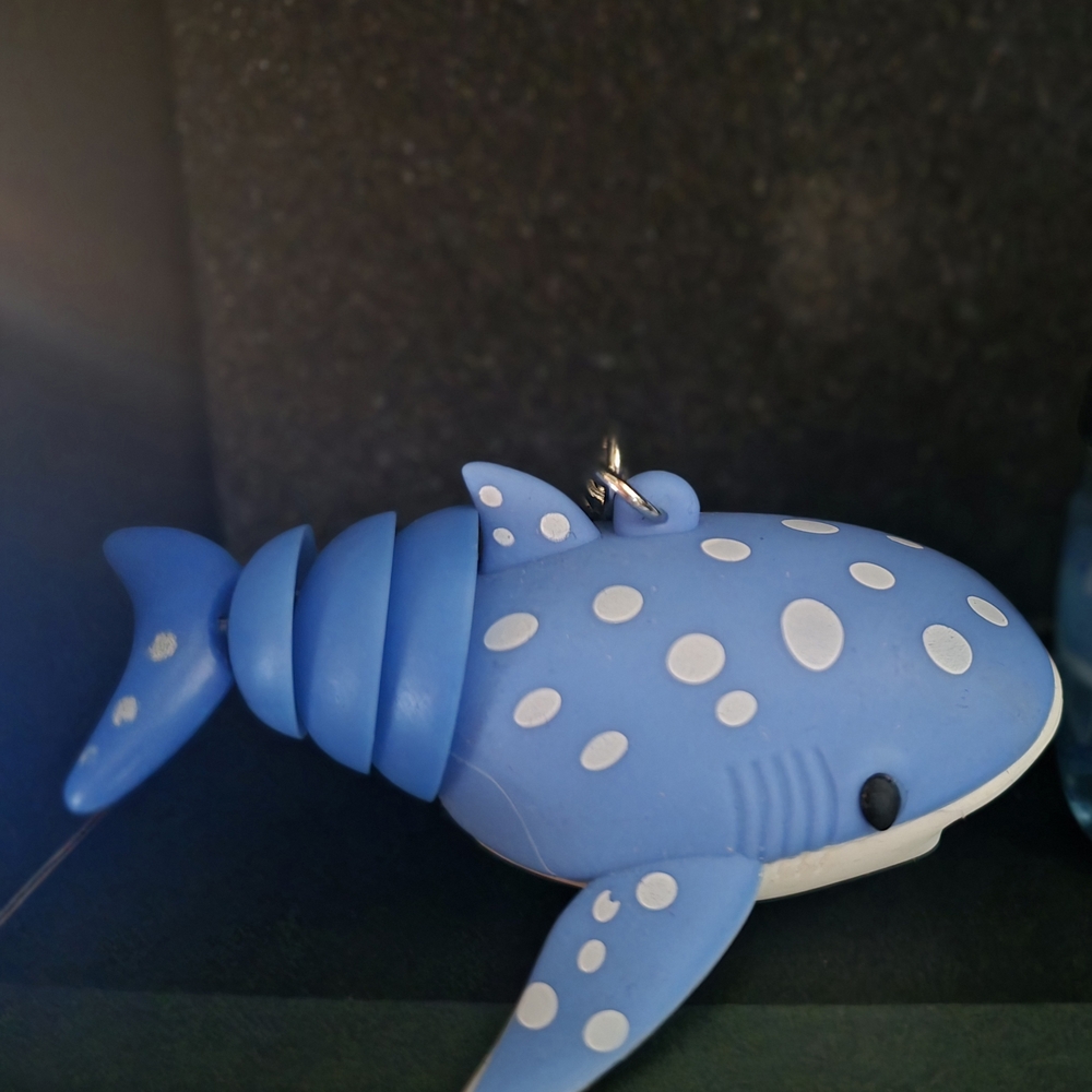 Blue Shark Fish Handsanitzer Holder